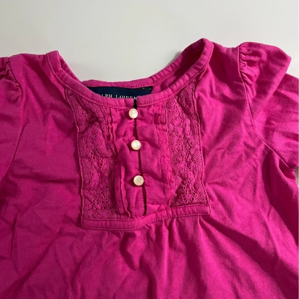 Ralph Lauren • Pink Kids Long Sleeve Top